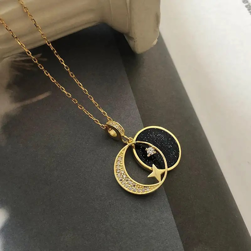 Luna Midnight Pendant necklace
