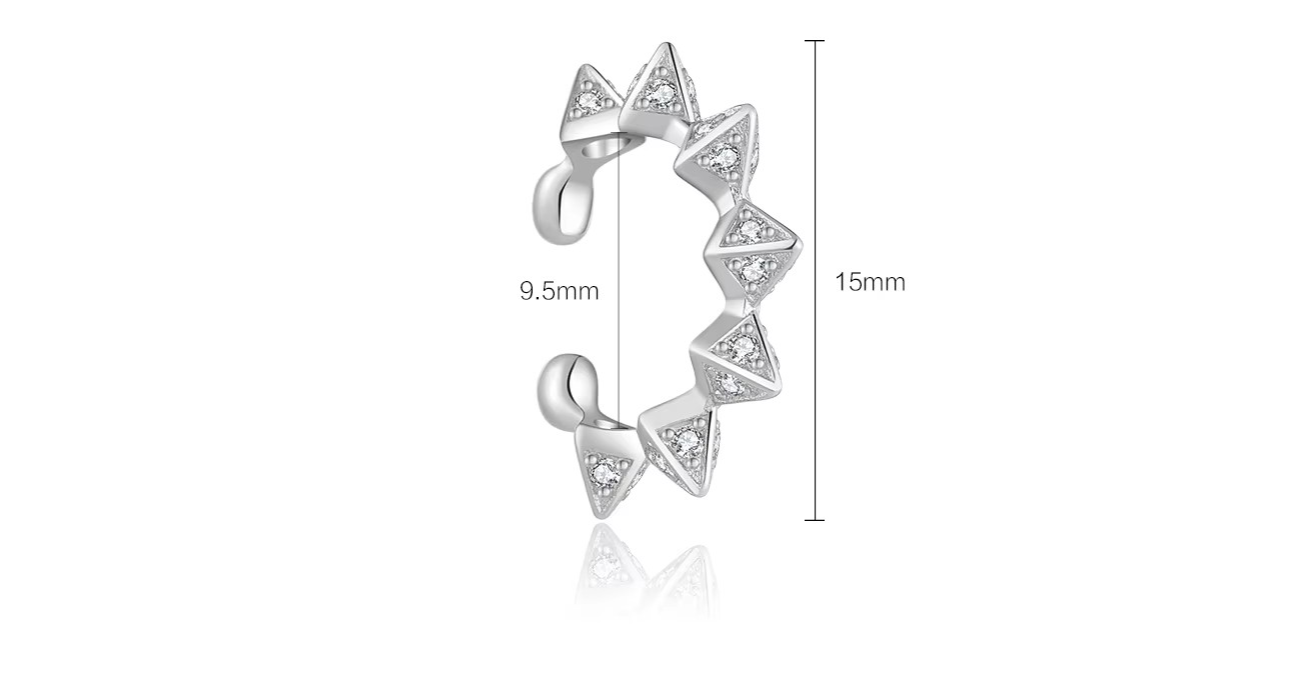 Zahlia Triangle Ear Cuffs