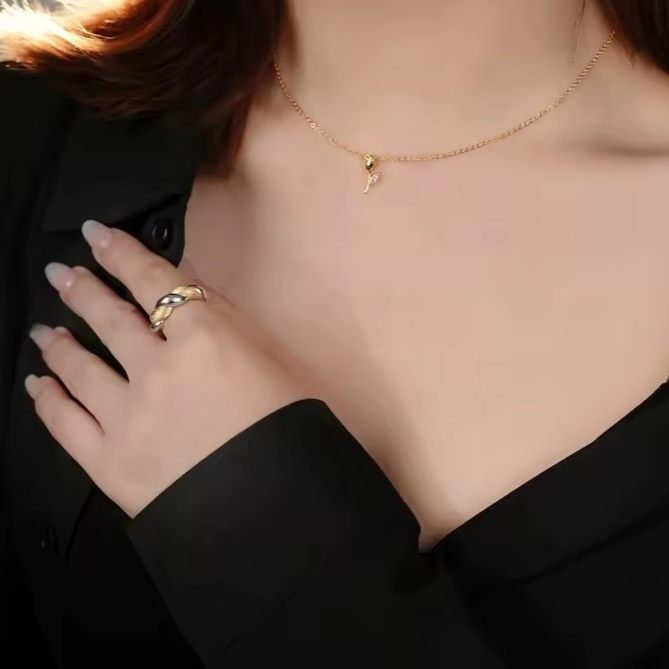 Briony Coissant two tone ring