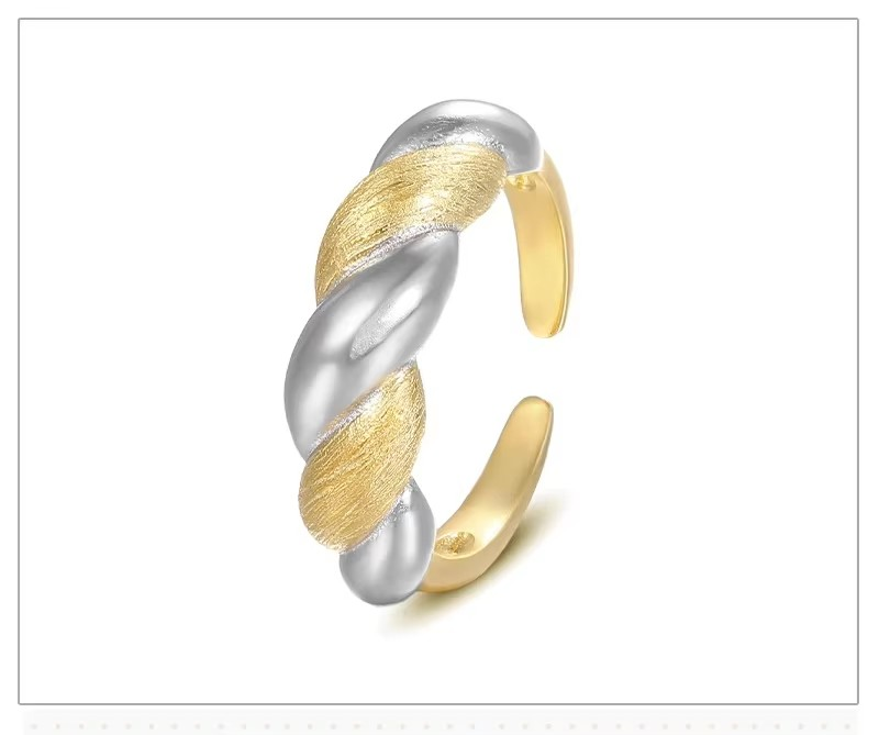Briony Coissant two tone ring