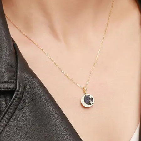 Luna Midnight Pendant necklace