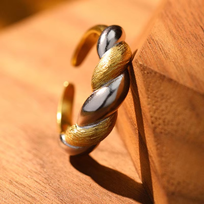 Briony Coissant two tone ring